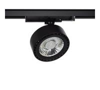 LEDKIA LIGHTING Foco Carril LED Trifásico 30W Onuba CCT Seleccionable Negro Seleccionable (Cálido-Neutro)