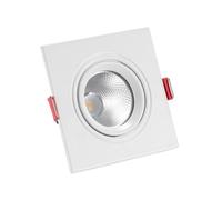 LEDKIA LIGHTING Foco Downlight LED 5W Cuadrado Madison Corte Ø 75 mm 4000K Blanco Neutro