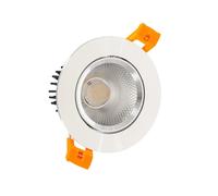 LEDKIA LIGHTING Foco Downlight LED 7W Circular COB CRI90 Corte Ø 70 mm Silver No Flicker 4000K Blanco Neutro
