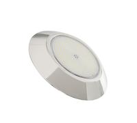 LEDKIA LIGHTING Foco Piscina Superficie LED Sumergible 3000K 12V AC/DC IP68 Acero Inoxidable 24W 3000K Blanco Cálido