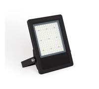 LEDKIA LIGHTING Foco Proyector LED 100W Regulable 0-10V 170 lm/W IP65 ELEGANCE Slim PRO Negro para Jardín, Terraza, Patio, 3000K 120º Blanco Cálido