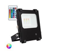 LEDKIA LIGHTING Foco Proyector LED 10W 135 lm/W IP65 HE PRO RGB Regulable para Jardín, Terraza, Patio, RGB