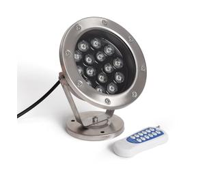 LEDKIA LIGHTING Foco Sumergible LED RGB 15W Superficie 24V DC IP68 RGB