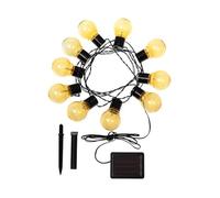 LEDKIA LIGHTING Guirnalda de Bombillas LED Solar Nikola 2m 6000K Blanco Frío