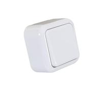 LEDKIA LIGHTING Interruptor de Superficie Simple Conmutado Blanco