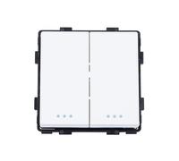 LEDKIA LIGHTING Interruptor Doble Conmutado Modern Blanco