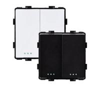 LEDKIA LIGHTING Interruptor Pulsador Doble Modern Blanco