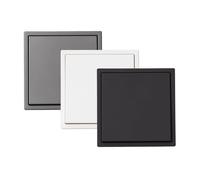 LEDKIA LIGHTING Interruptor Pulsador Luxe 990 Gris Antracita 1 Tecla