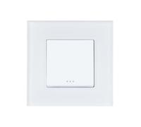 LEDKIA LIGHTING Interruptor Simple de Cruzamiento con Marco PC Modern Blanco