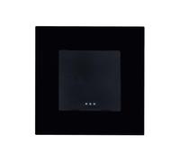LEDKIA LIGHTING Interruptor Simple de Cruzamiento con Marco PC Modern Negro