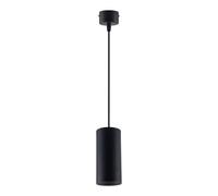 LEDKIA LIGHTING - Lámpara Colgante de Metal Cuarzo | Diseño Moderno y Elegante | Apta para Interior IP20 | Compatible con Bombilla GU10 | Resistente y Duradera, Negro, Aluminio