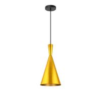 LEDKIA LIGHTING Lámpara Colgante Metal Tri Lennon Dorado E27