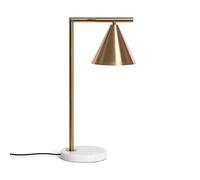 LEDKIA LIGHTING Lámpara de Mesa de Mármol y Metal Tinos Dorado