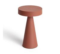 LEDKIA LIGHTING Lámpara de Mesa LED Metal Inalámbrica para Exterior Catinca Marrón