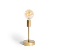 LEDKIA LIGHTING Lámpara de Mesa LED Portátil Batería Metal Zoe Dorado