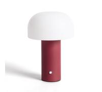 LEDKIA LIGHTING Lámpara de Mesa LED Portátil con Batería USB Recargable Leta Burdeos