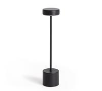 LEDKIA LIGHTING Lámpara de Mesa LED Portátil con Batería USB Recargable Zimba Negro