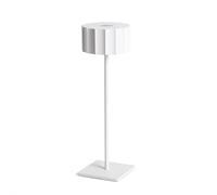 LEDKIA LIGHTING Lámpara de Mesa LED Portátil para Exterior con Batería USB Recargable Cesc Blanco