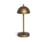 LEDKIA LIGHTING Lámpara de Mesa LED Portátil para Exterior Metal con Batería Recargable Pirinoa Latón