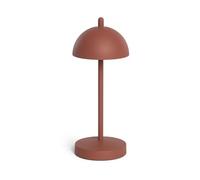 LEDKIA LIGHTING Lámpara de Mesa LED Portátil para Exterior Metal con Batería Recargable Pirinoa Terracota