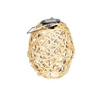 LEDKIA LIGHTING Lámpara de Mesa LED Solar Exterior Ratán Baihar Natural