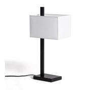 LEDKIA LIGHTING Lámpara de Mesa Metal y Tela con Puerto USB e Interruptor Táctil Malena Negro