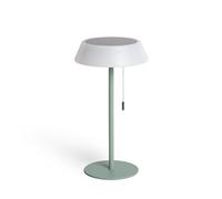 LEDKIA LIGHTING Lámpara de Mesa Solar Exterior LED 1.2W Metal Aldana Verde Celadón
