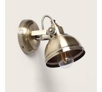 LEDKIA LIGHTING Lámpara de Pared de Latón con Batería USB Recargable Decoración Salón, Habitación, Dormitorio