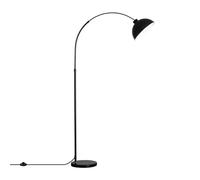 LEDKIA LIGHTING - Lámpara de Pie Maisie | Compatible con Bombillas E27 | Diseño Arco con Base de Mármol | Acabado Industrial; Negro; Acero y PC