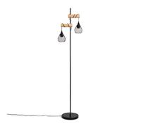 LEDKIA LIGHTING Lámpara de Pie Monah WiFi con Regulador Negro E27