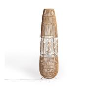 LEDKIA LIGHTING Lámpara de Pie Papel Trenzado Satie Natural