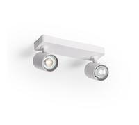 LEDKIA LIGHTING Lámpara de Techo Orientable Cora 2 Focos Blanco Blanco