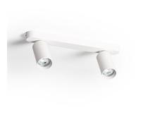 LEDKIA LIGHTING Lámpara de Techo Orientable Emir 2 Focos Blanco GU10