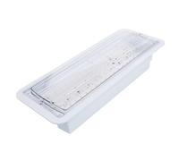 LEDKIA LIGHTING Luz Emergencia LED Empotrable 160lm Permanente/No Permanente Corte 155x400 mm 3 W