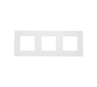 LEDKIA LIGHTING Marco PC 3 Módulos Modern Blanco para Interruptor Modern