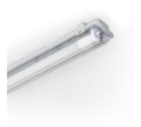 LEDKIA LIGHTING Pantalla Estanca 120 cm con Tubo LED T8 Incluido | Luz Blanca Fría 6000K | 2520 lm | IP65 | Carcasa Estanca para Exterior o Zonas Húmedas | Ideal para Garajes, Trasteros o Parkings
