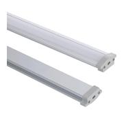 LEDKIA LIGHTING Perfil Aluminio Estanco IP65 Empotrable 2m para Tira LED hasta 8 mm Aluminio 2 m Blanco traslúcido