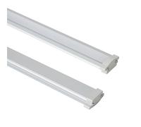 LEDKIA LIGHTING Perfil Aluminio Estanco IP65 Empotrable 2m para Tira LED hasta 8 mm Aluminio 2 m Semi-transparente