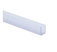 LEDKIA LIGHTING Perfil PC 1m para Tira Neón LED 24/48V DC 6x12 mm NFLEX6 Transparente