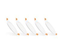 LEDKIA LIGHTING Placa LED Circular 15W SuperSlim Ø170 mm Corte | Panel LED Empotrable Techo | Downlight LED Redondo | Luz Blanca Frío 6000K Interior | Pack 5 | Clase de eficiencia energética F