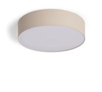 LEDKIA LIGHTING Plafón Circular Lino Ø500 mm Ranje para Cocina, Comedor, Habitación Beige