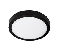 LEDKIA LIGHTING Plafón LED 18W Circular Aluminio Ø210 mm Slim CCT Seleccionable Galán SwitchDimm para Cocina, Comedor, Habitación Negro