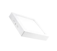 LEDKIA LIGHTING Plafón LED 18W Cuadrado 225x225 mm para Cocina, Comedor, Habitación 3000K Blanco Cálido
