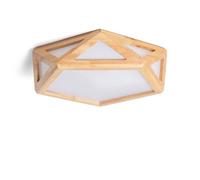 LEDKIA LIGHTING - Plafón LED 20W | Temperatura de Color Ajustable CCT | 1500 lm | Madera Duradera