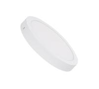 LEDKIA LIGHTING Plafón LED 24W Circular Aluminio Ø300 mm Regulable Dim To Warm para Cocina, Comedor, Habitación Blanco
