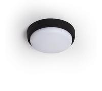 LEDKIA LIGHTING Plafón LED 25W Circular para Exterior Ø175 mm IP65 Black 4000K Blanco Neutro
