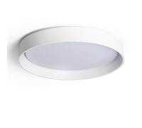LEDKIA LIGHTING Plafón LED 30W Circular Metal Ø550 mm CCT Seleccionable Big Broadway para Cocina, Comedor, Habitación Blanco