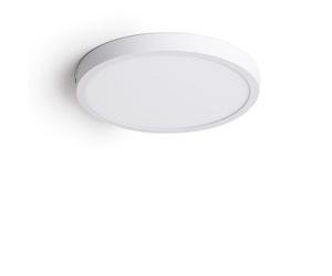 LEDKIA LIGHTING Plafón LED para Cocina, Comedor, Habitación, Baño 30W Circular Foco Downlight Empotrable Plano Temperatura de Color Seleccionable (Blanco Frío, Neutro, Cálido) Ø400 mm