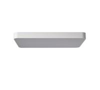 LEDKIA LIGHTING Plafón LED para Cocina, Comedor, Habitación, Baño 40W Rectangular Metal 600x400 mm Blanco Seleccionable Hidria Negro