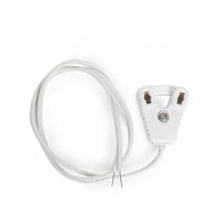 LEDKIA LIGHTING Portalámparas Tubo LED T8 G13 Cable 30 cm Blanco T8